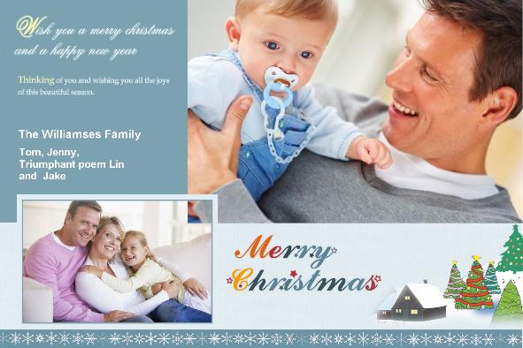 家族 photo templates メリークリスマス (7)